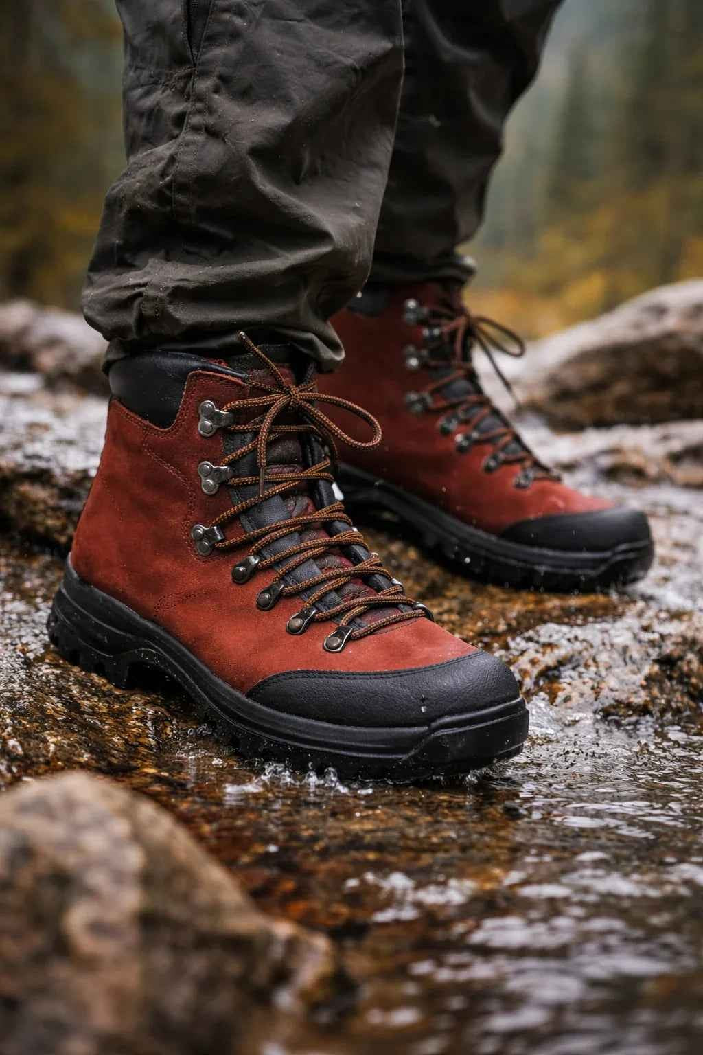 553P Waterproof Hiking Boots – Built for Spring Trails & Wet Terrain