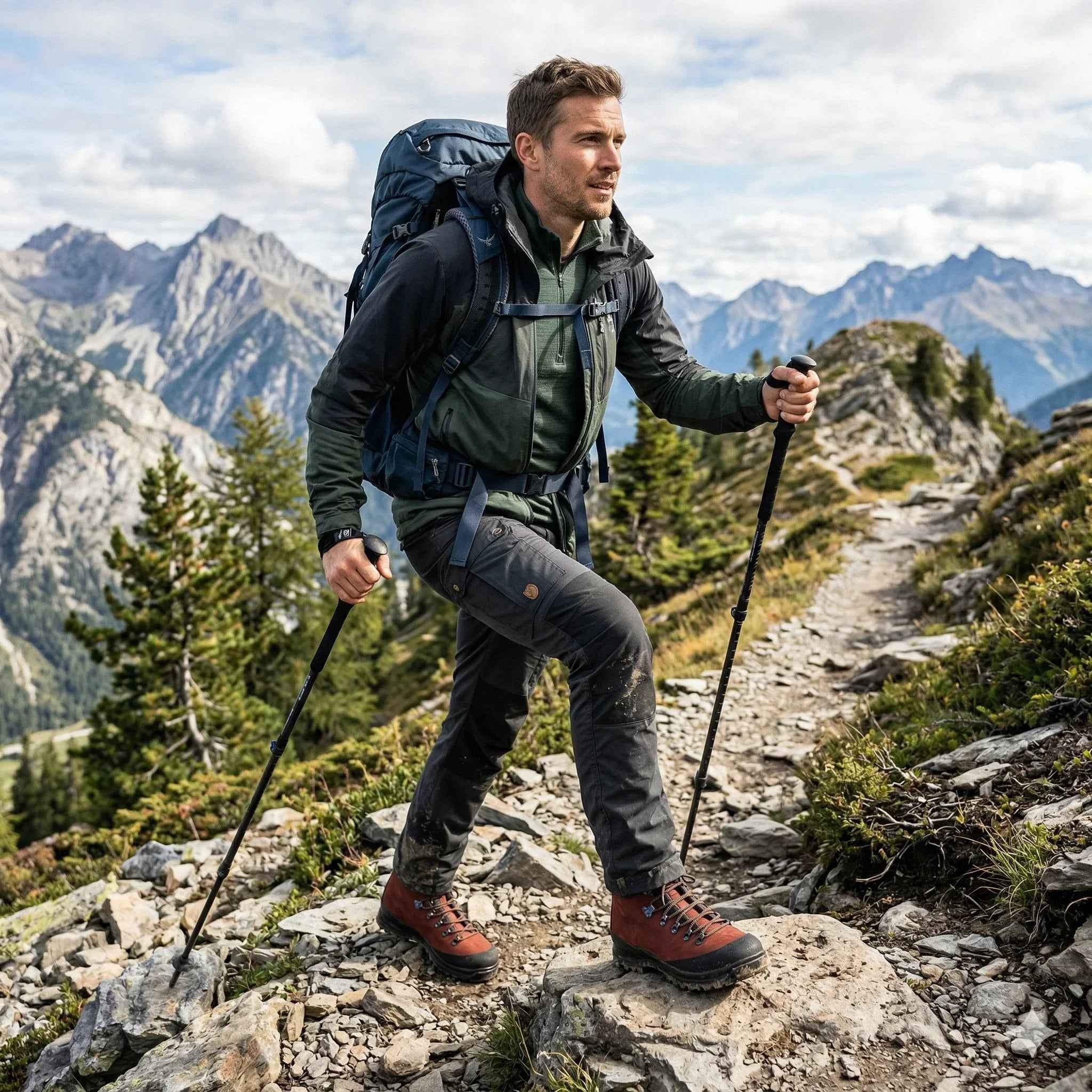 553P Waterproof Hiking Boots – Built for Spring Trails & Wet Terrain