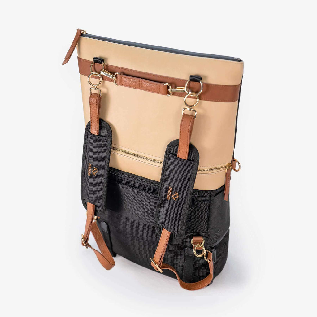 DAKOTA 3 in 1 Convertible Backpack Purse, Sand - Norvear.comBACKPACKNorvear.com