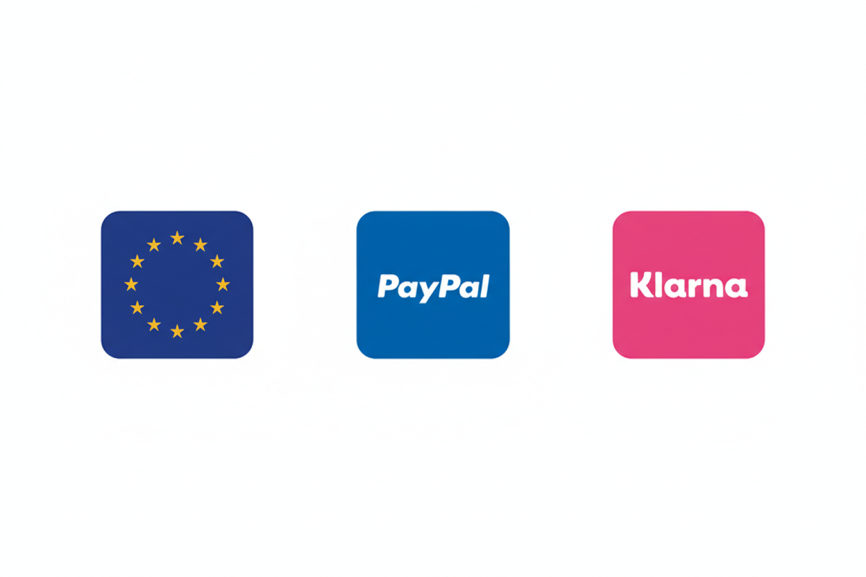 EU PayPal Klarna Icons